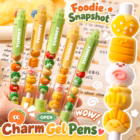 3D Food Charm Ballpoint Pen – Kawaii Pastel Stationery Pen 4 food charm pen young onion 24 -YO