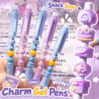 3D Food Charm Ballpoint Pen – Kawaii Pastel Stationery Pen 3 food charm pen young onion 28 -YO