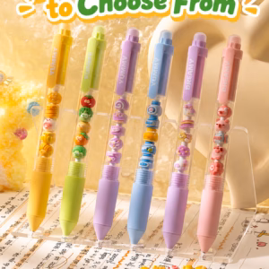 3D Food Charm Ballpoint Pen – Kawaii Pastel Stationery Pen