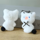 Plush Bear Keychain β Soft Cute Teddy Bear Bag Charm | Mini Plush Pendant | Multiple Colors 6 plush bear keychain pendant 14 -YO