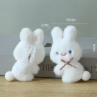 Plush Bear Keychain β Soft Cute Teddy Bear Bag Charm | Mini Plush Pendant | Multiple Colors 3 plush bear keychain pendant 17 -YO