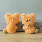 Plush Bear Keychain β Soft Cute Teddy Bear Bag Charm | Mini Plush Pendant | Multiple Colors 5 plush bear keychain pendant 3 -YO